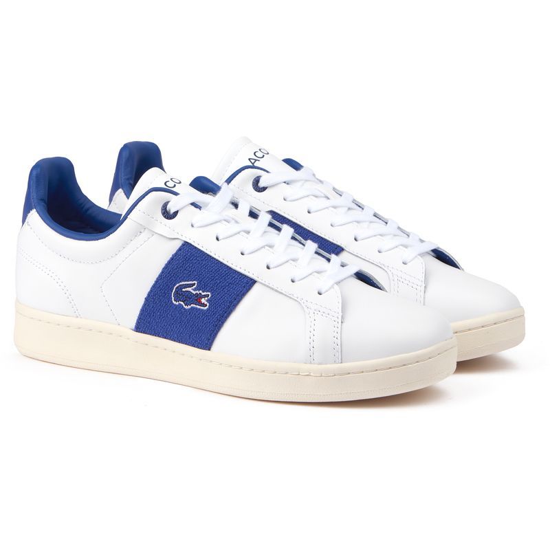Minimalistische Leder-Sneaker mit Kontraststreifen