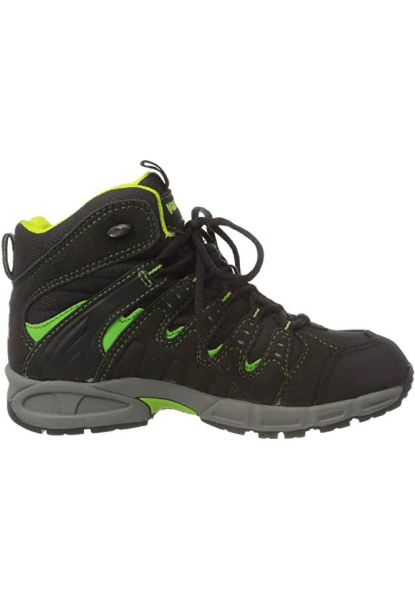 Kinder Wanderstiefel Schwarz und Grün