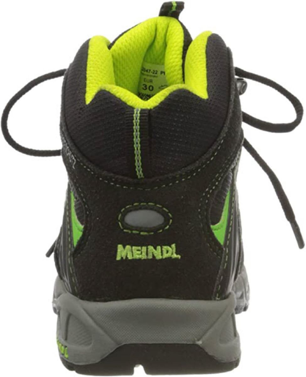 Kinder Wanderstiefel Schwarz und Grün