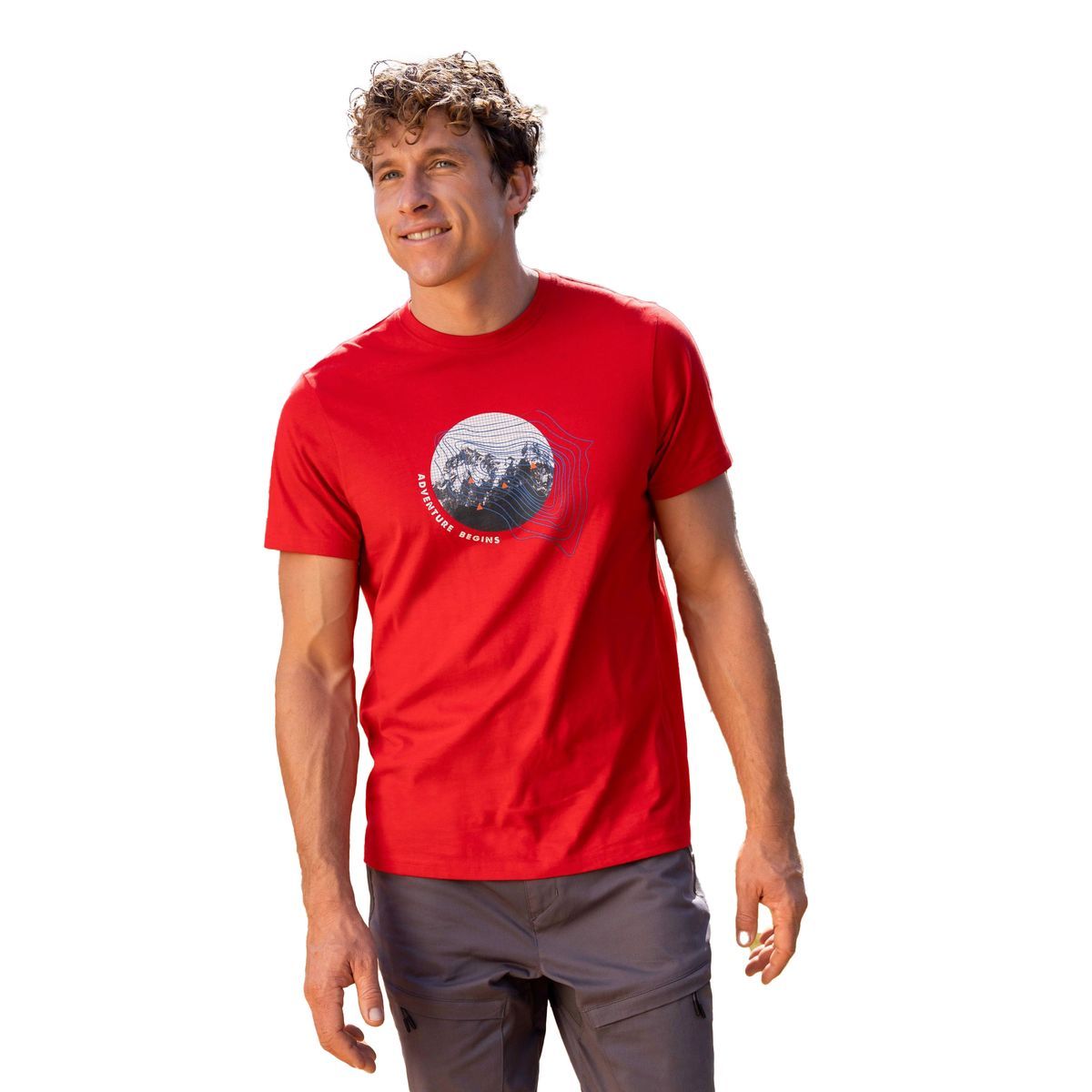 Herren T-Shirt mit Grafikprint aus Bio-Baumwolle