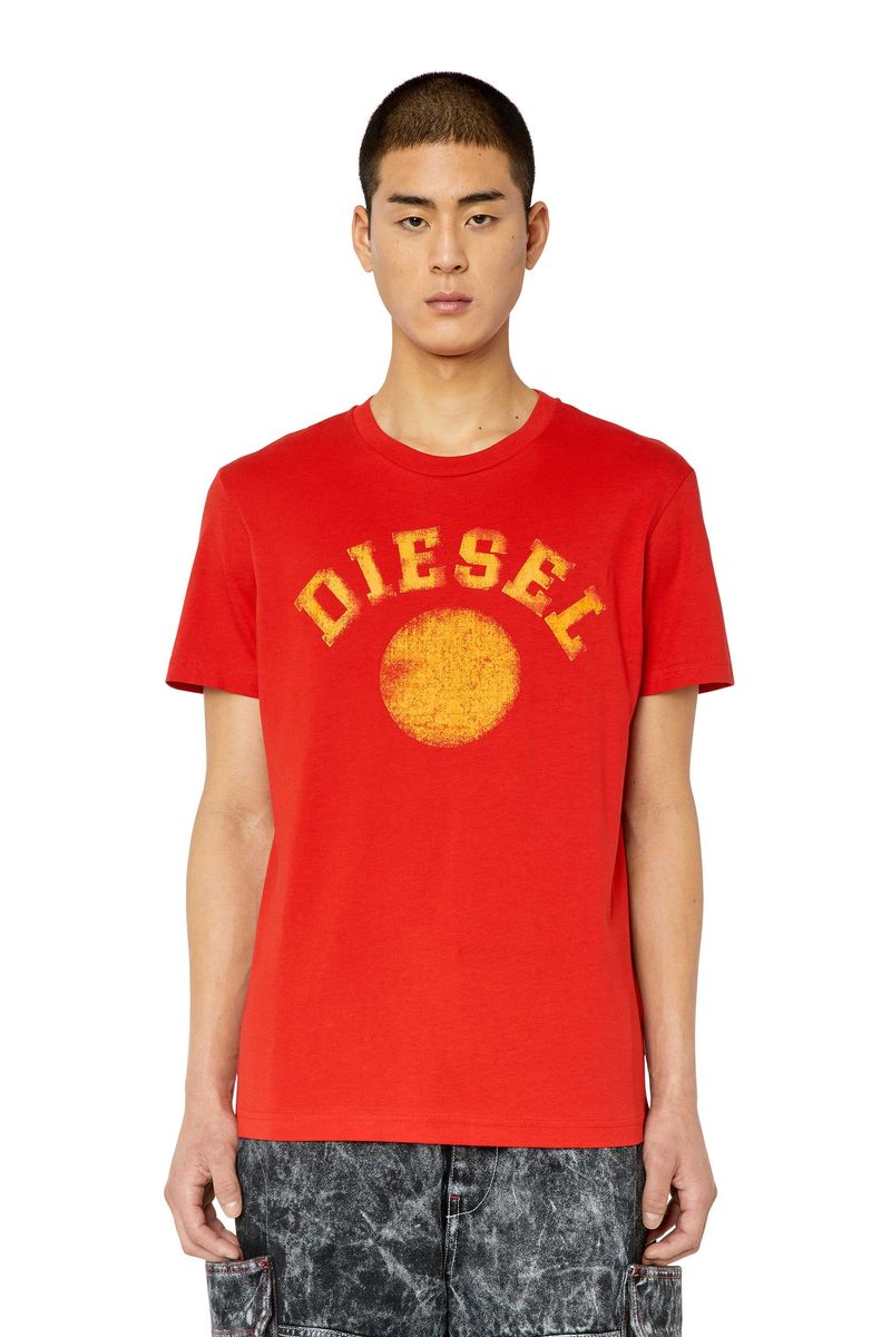 Grafik-Logo T-Shirt im Vintage-Look