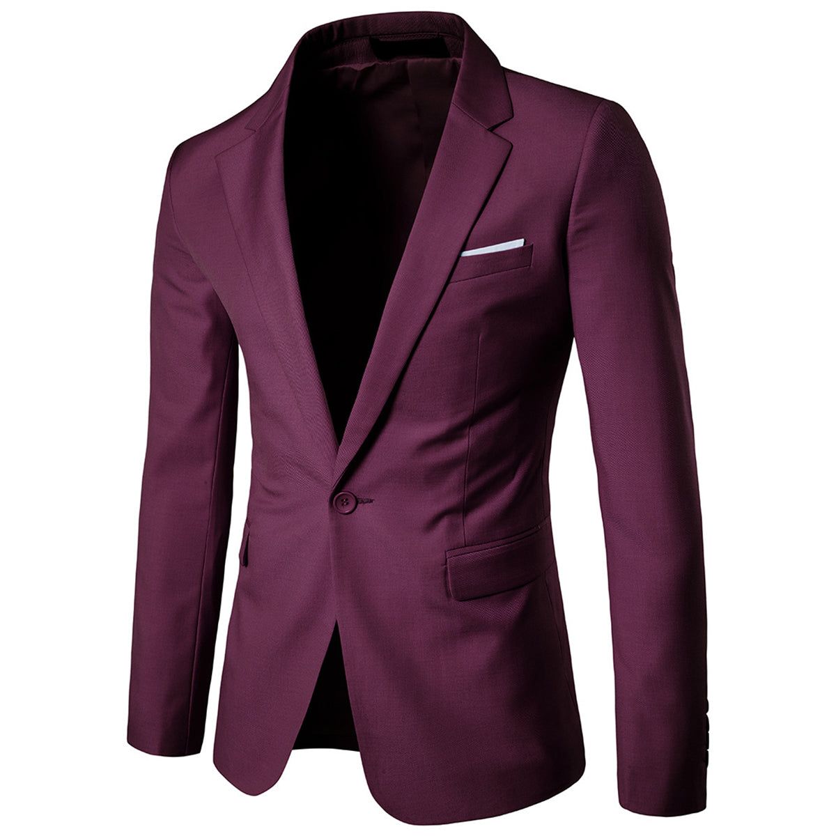 Herren Slim Fit Freizeitblazer