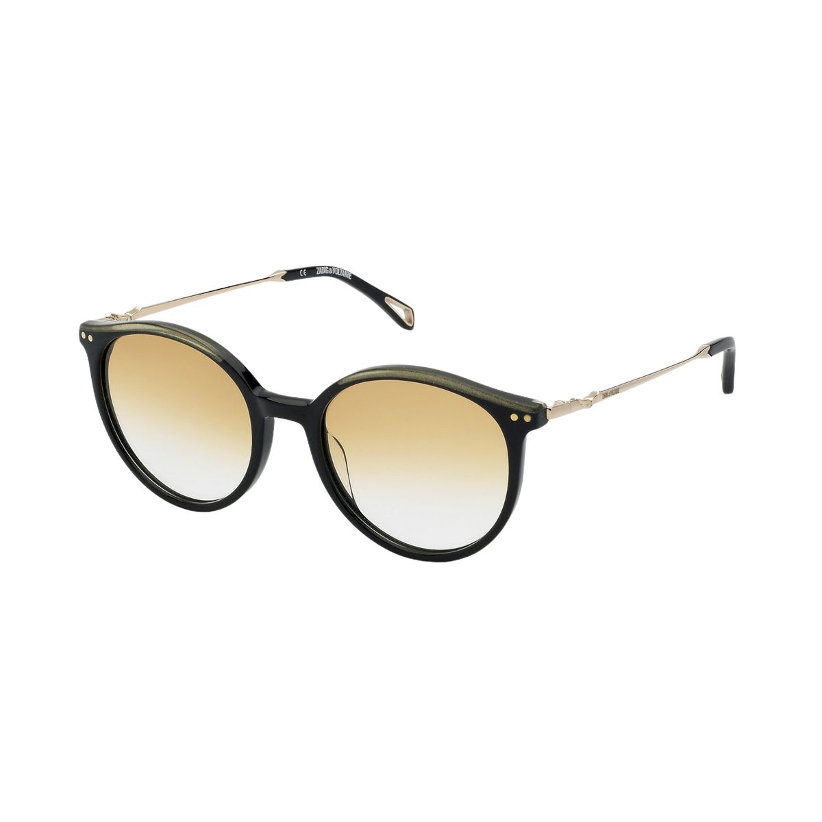 Runde Sonnenbrille mit Metallrahmen