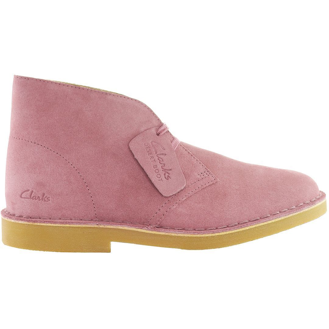 Desert Boot aus rosa Wildleder