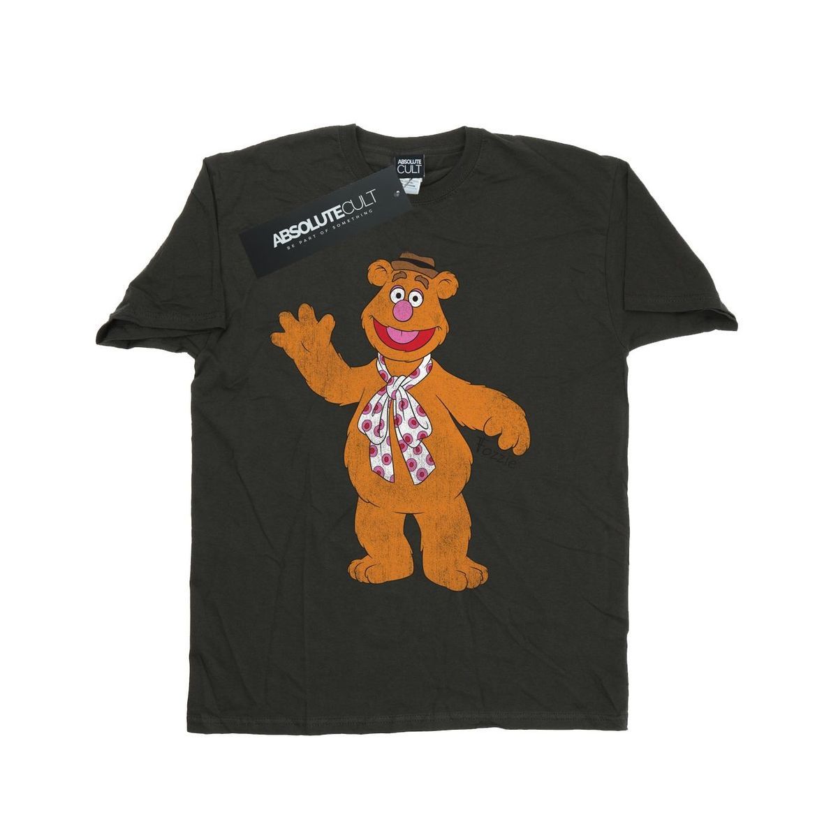 Disney - "The Muppets Classic Fozzy" T-Shirt für Herren (Hellgrau)