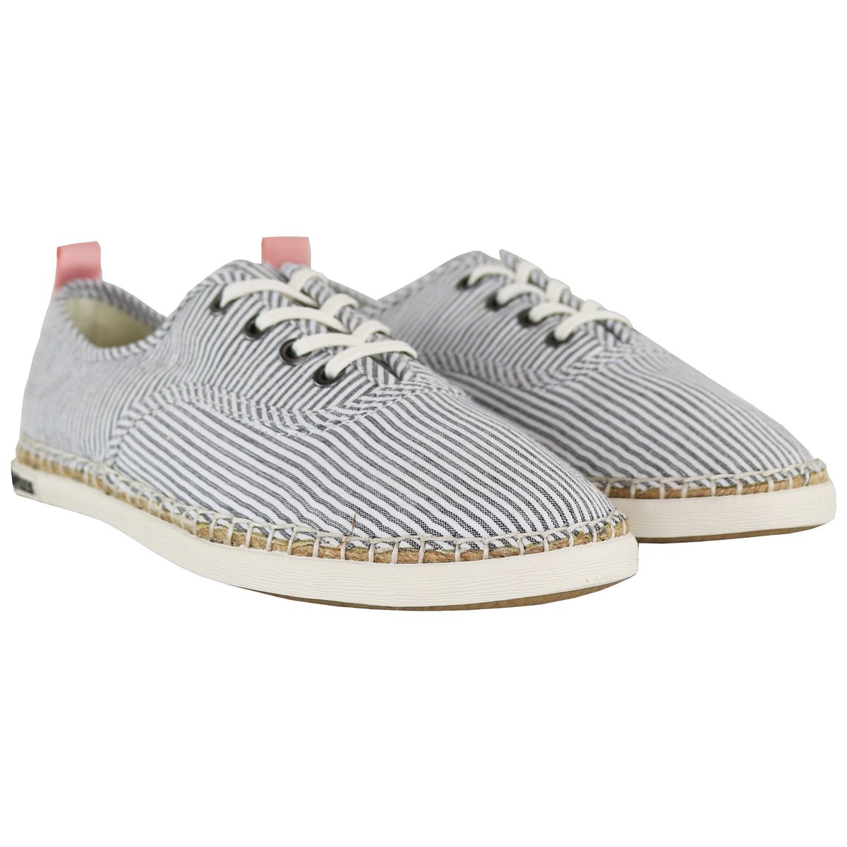 Nautische gestreifte Espadrille-Sneaker