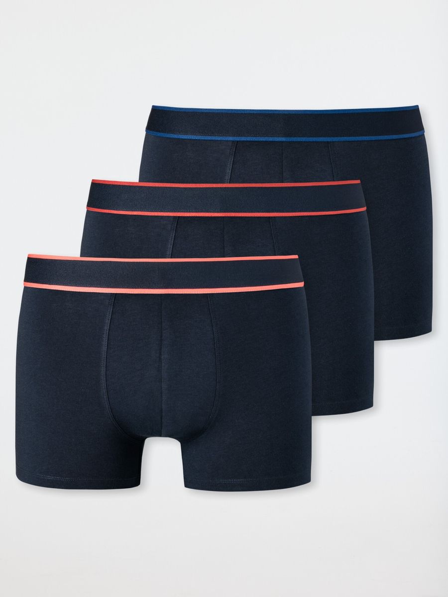 Herren Schwarze Baumwoll-Boxershorts Packung