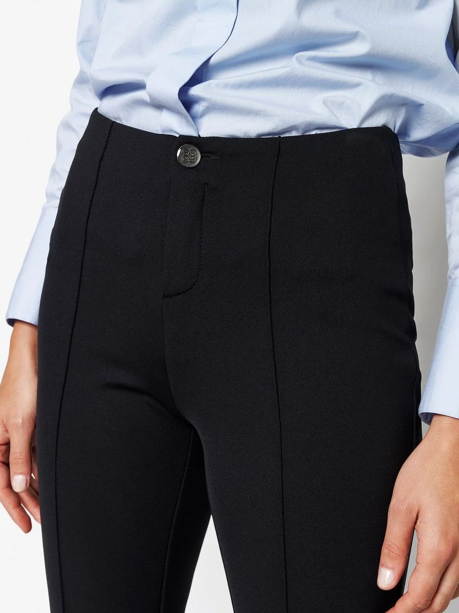 Slim Fit Scuba-Hose mit Biesenfalte
