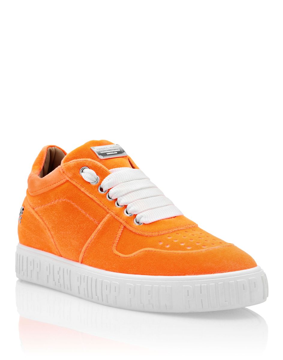Neon Wildleder Low-Top Mode-Sneakers
