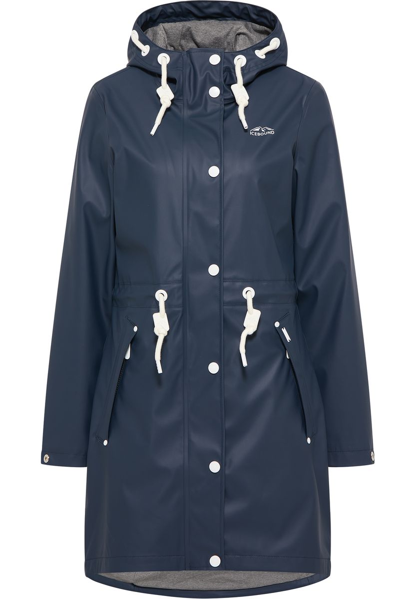 ICEBOUND Serie urban rain Regenmantel Damen Marine