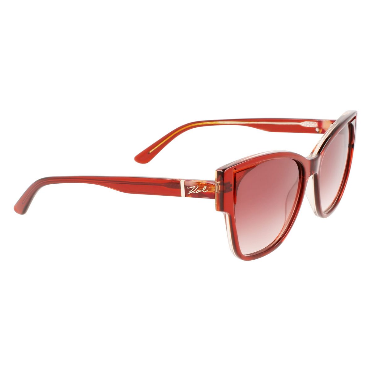 Retro Cat-Eye Sonnenbrille in Orange