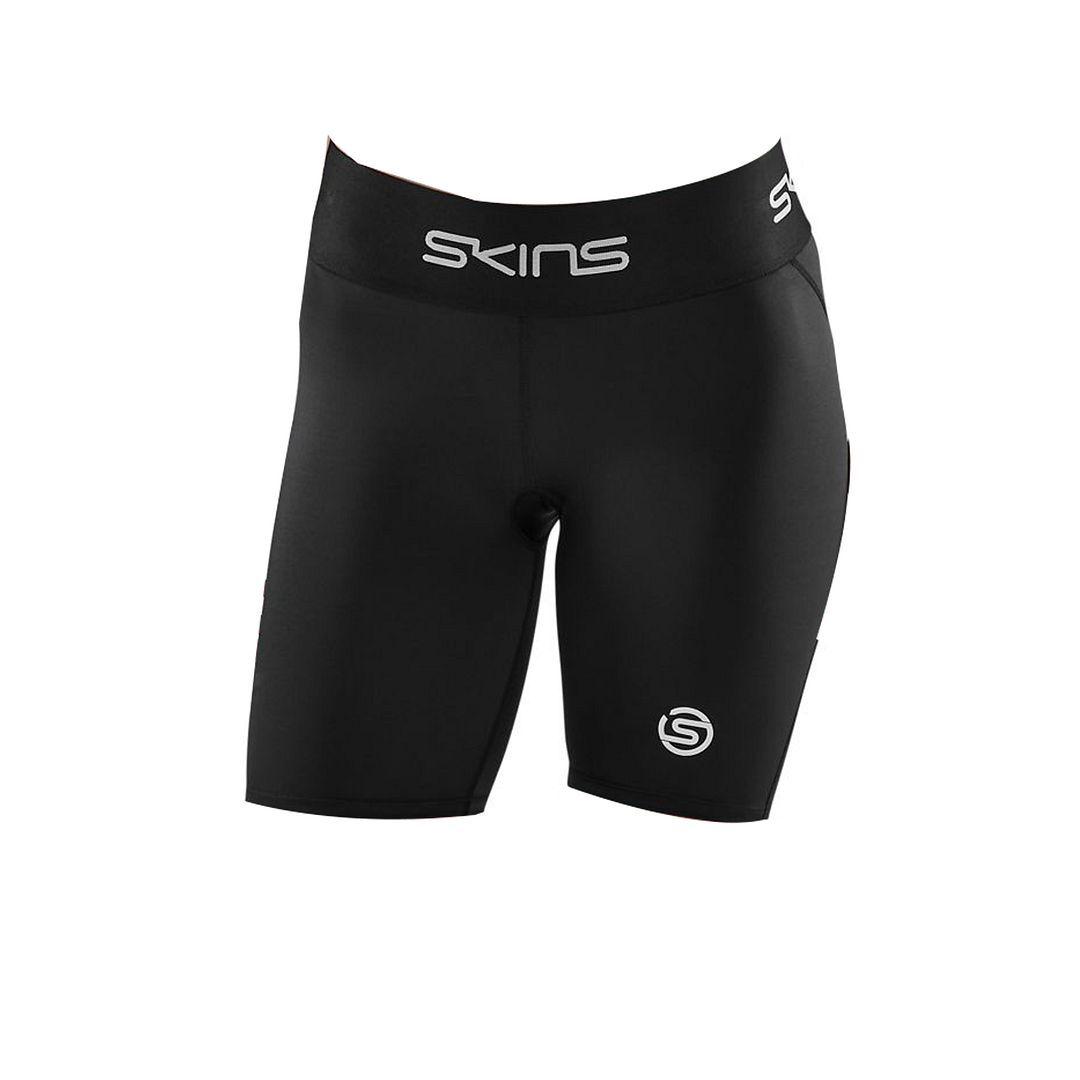 Skins Serie-1 Stretch Taille Schwarze Frauen halbe Strumpfhose SO40100029001