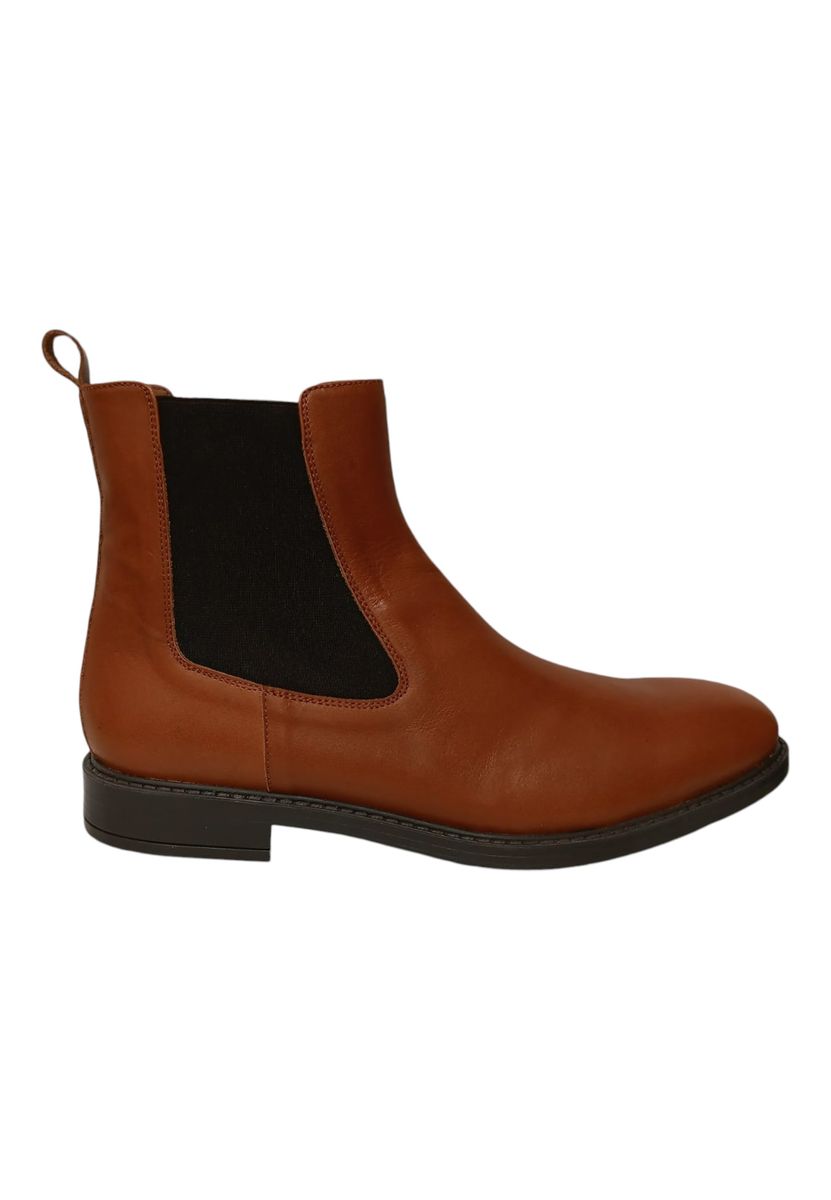 Herren Klassische Chelsea Lederstiefel