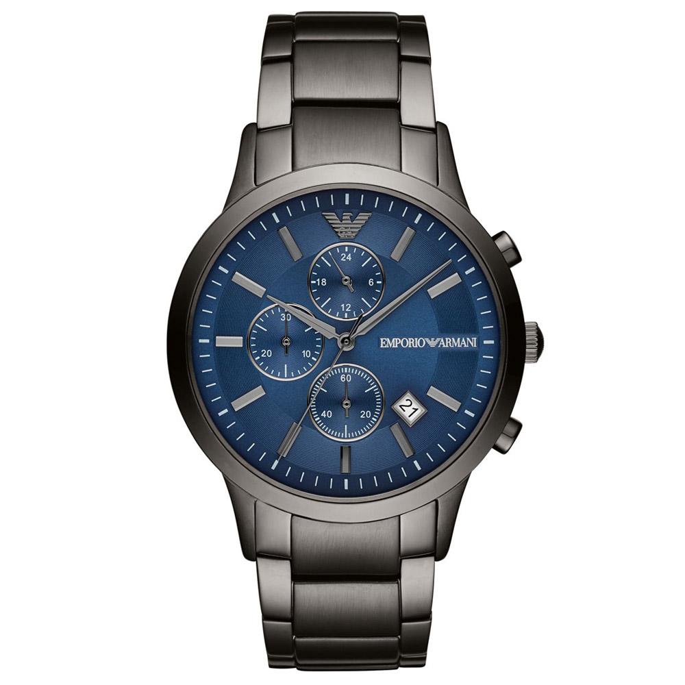 Elegante Chronographenuhr aus Edelstahl