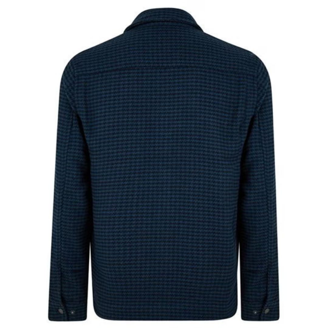 Strukturierte Hemdjacke mit Knöpfen