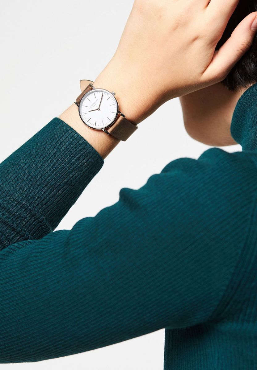 LIEBESKIND Armbanduhr, Dunkelbraun