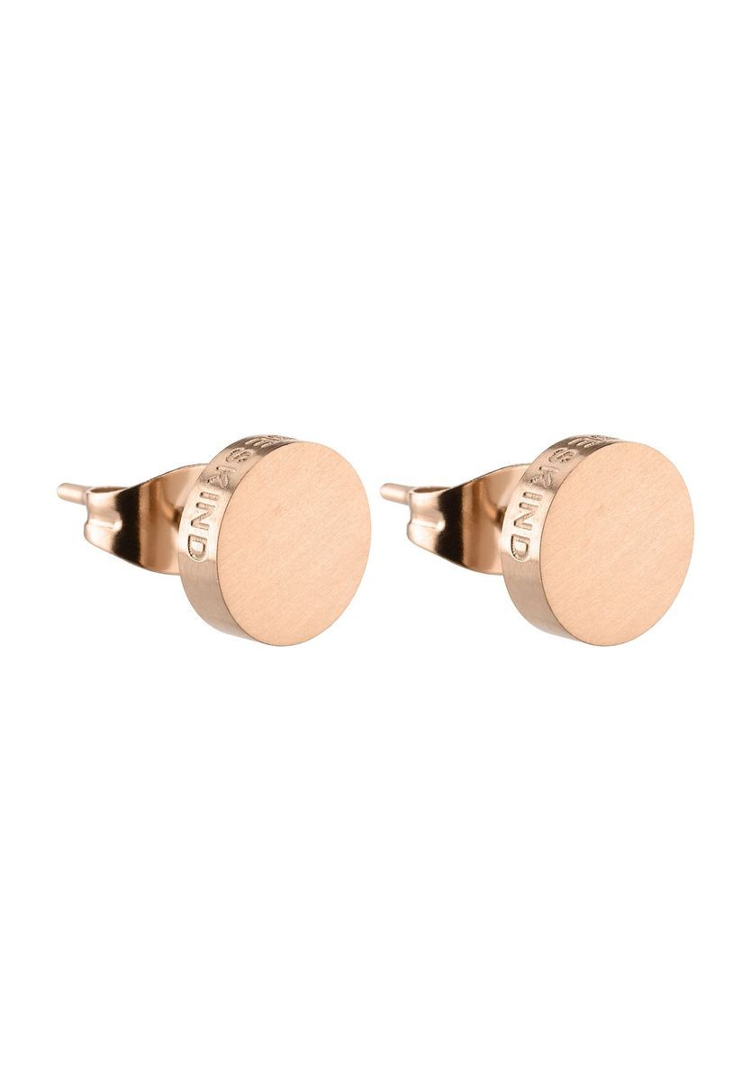 LIEBESKIND Damen Ohrstecker "LJ-0051-E-07", Edelstahl, roségold