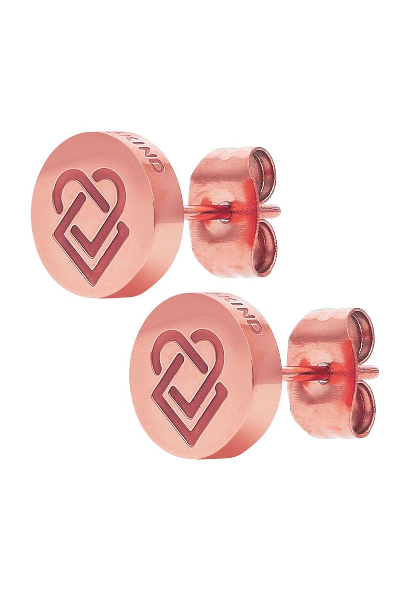 LIEBESKIND Damen Ohrstecker "LJ0082E07", Edelstahl, roségold