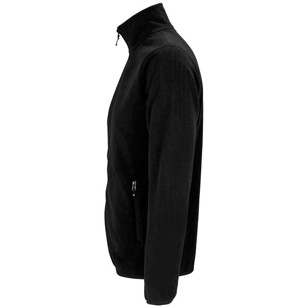 Fleecejacke mit durchgehendem Reißverschluss