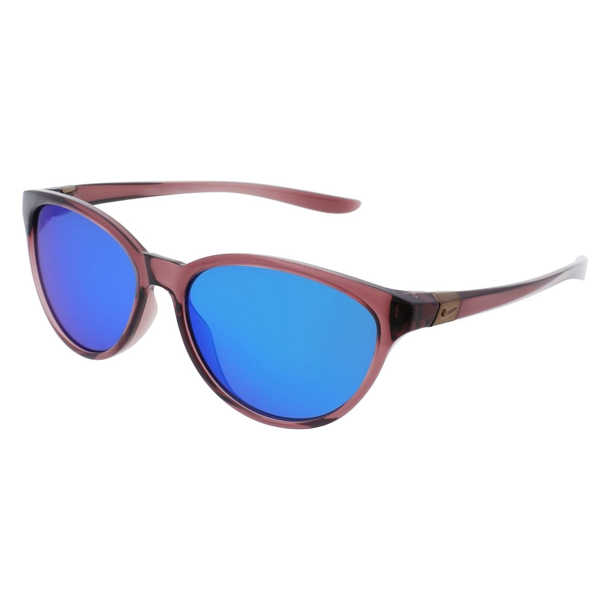Cat-Eye Sonnenbrille mit blauen Gläsern