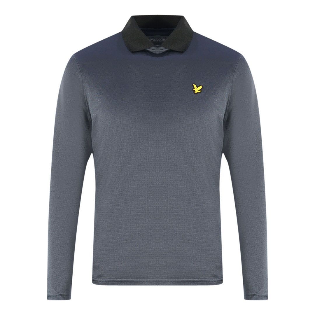 Herren Langarm Golf Poloshirt