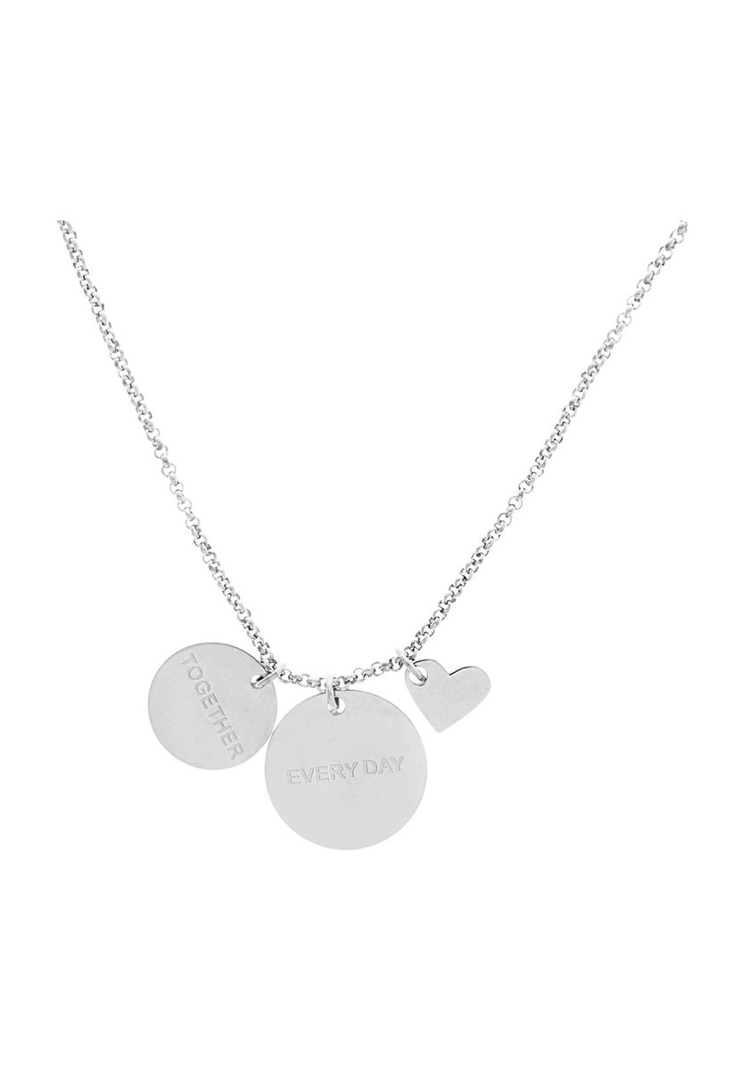 LIEBESKIND Damen Kette mit Anhänger "LJ-0518-N-45", Edelstahl, silber