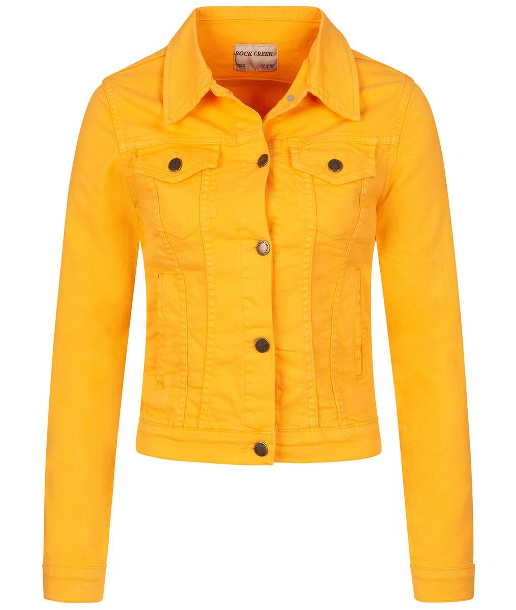 Klassische Figurbetonte Jeansjacke