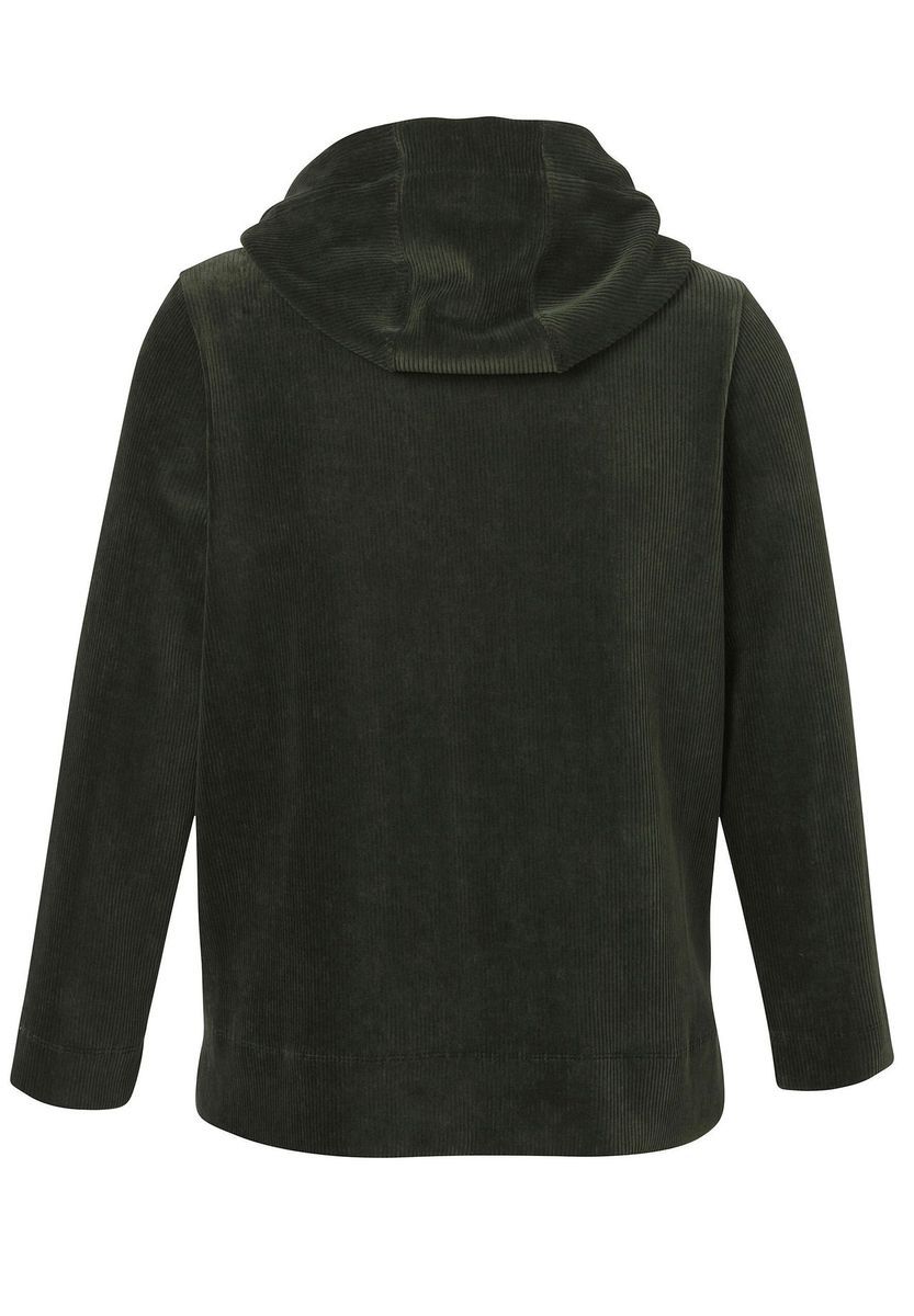 Cord-Hoodie mit Kordelzugdetail