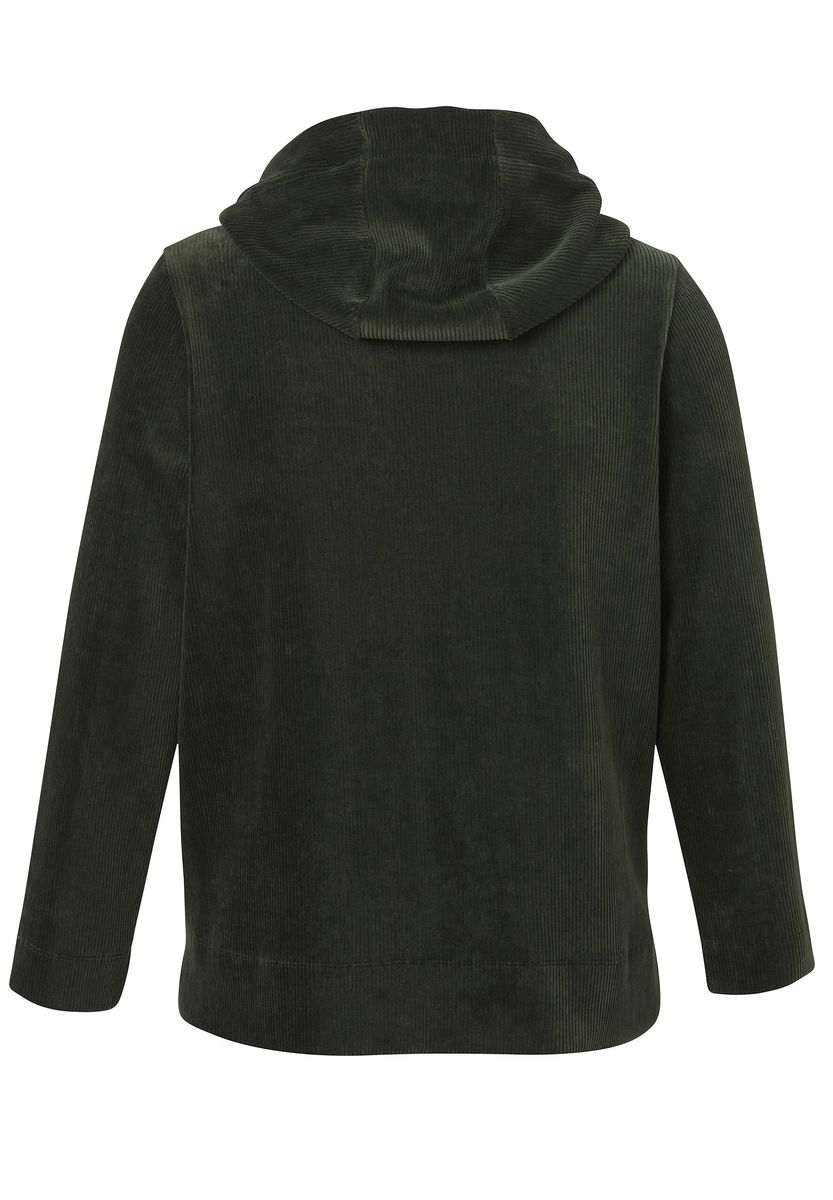 Cord-Hoodie mit Kordelzugdetail