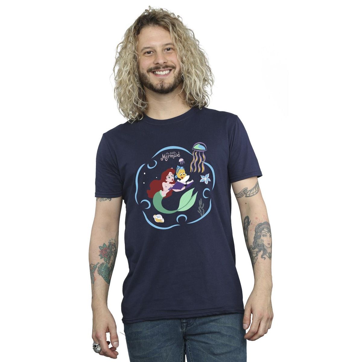 Arielle Grafik-T-Shirt mit Buch
