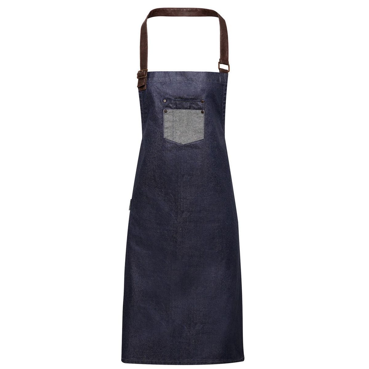 Indigo Denim Latzschürze mit Taschen