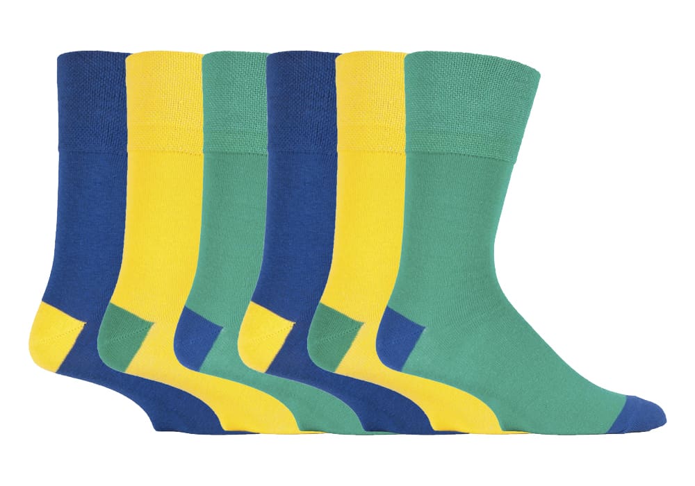 Gentle Grip - 6 Paar Herren Gentle Grip nicht elastische Socken - MGG89