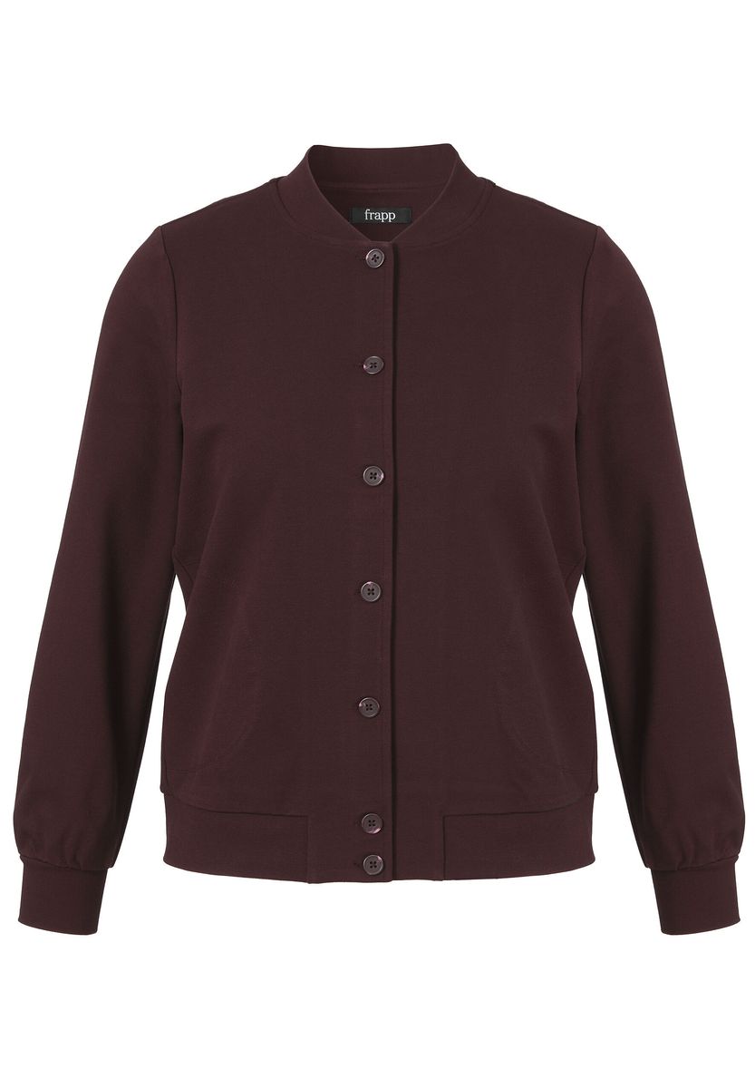 Lässige Blousonjacke mit Knopfleiste