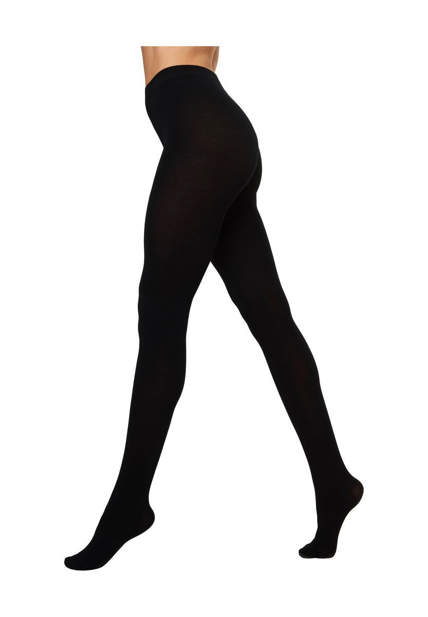 Blickdichte, feine Strickstrumpfhose