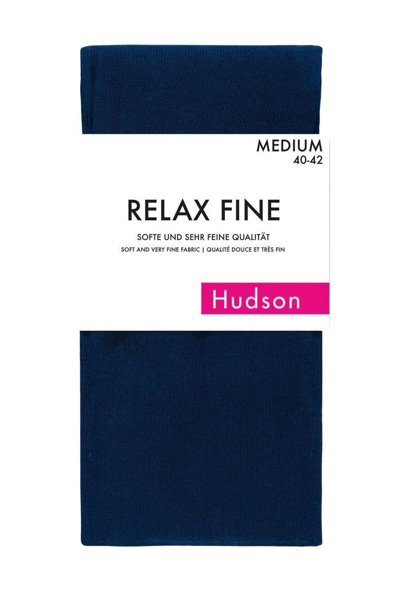 Einfarbige, blickdichte Strumpfhose in Marineblau