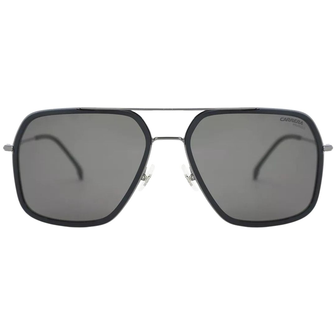 Aviator Sonnenbrille mit matt-schwarzem Rahmen
