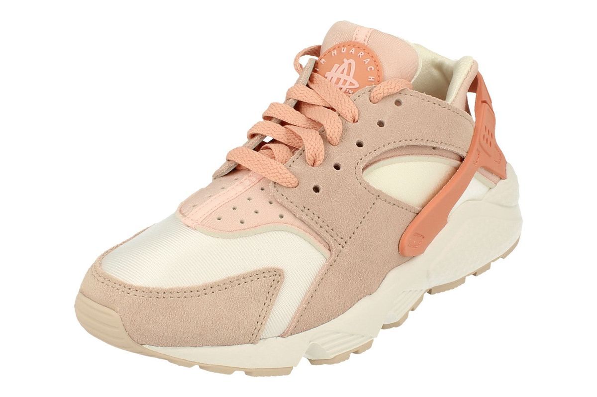 Peachfarbene Huarache-Sneakers für Damen