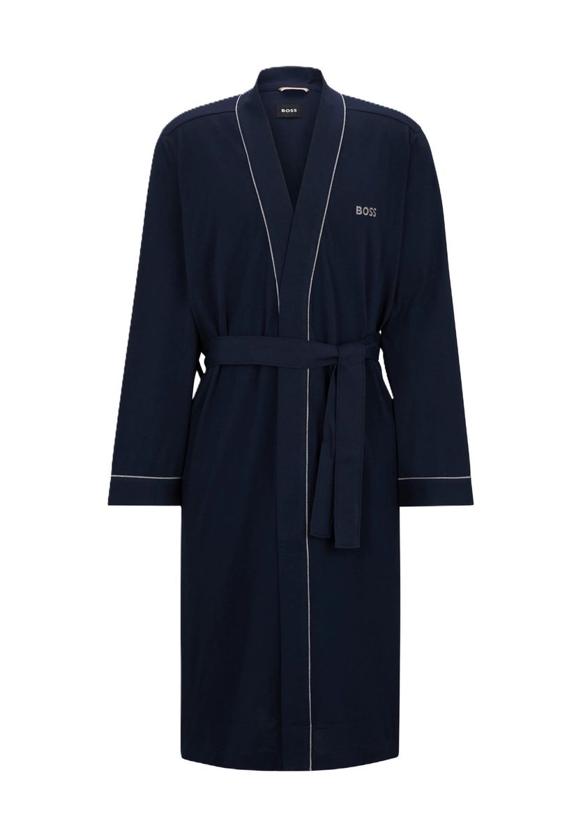 Herren-Bademantel aus Baumwolle mit Logo