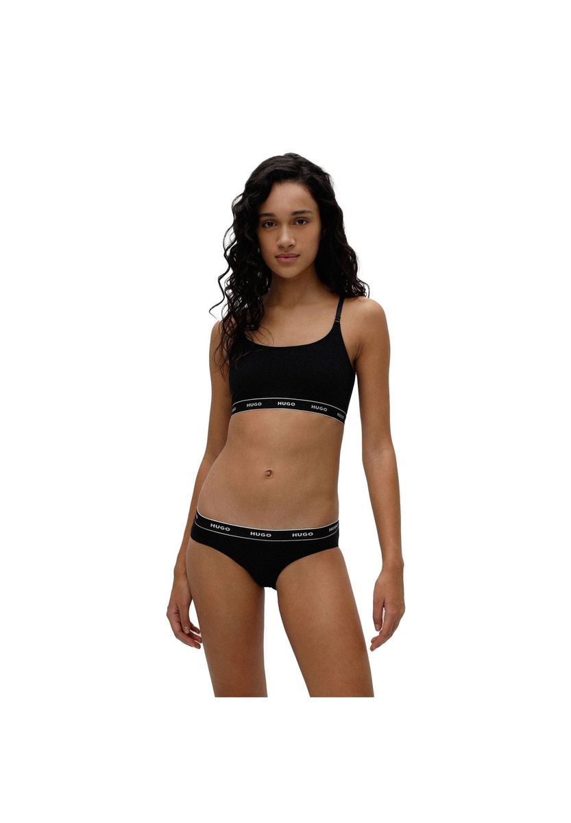 Damen Slips mit Logo-Bund, Dreierpack