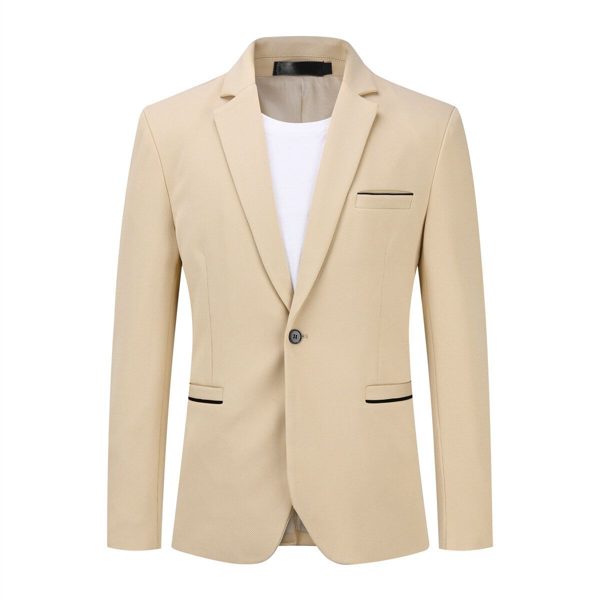 Herren Slim Fit Freizeit Blazer Jacke