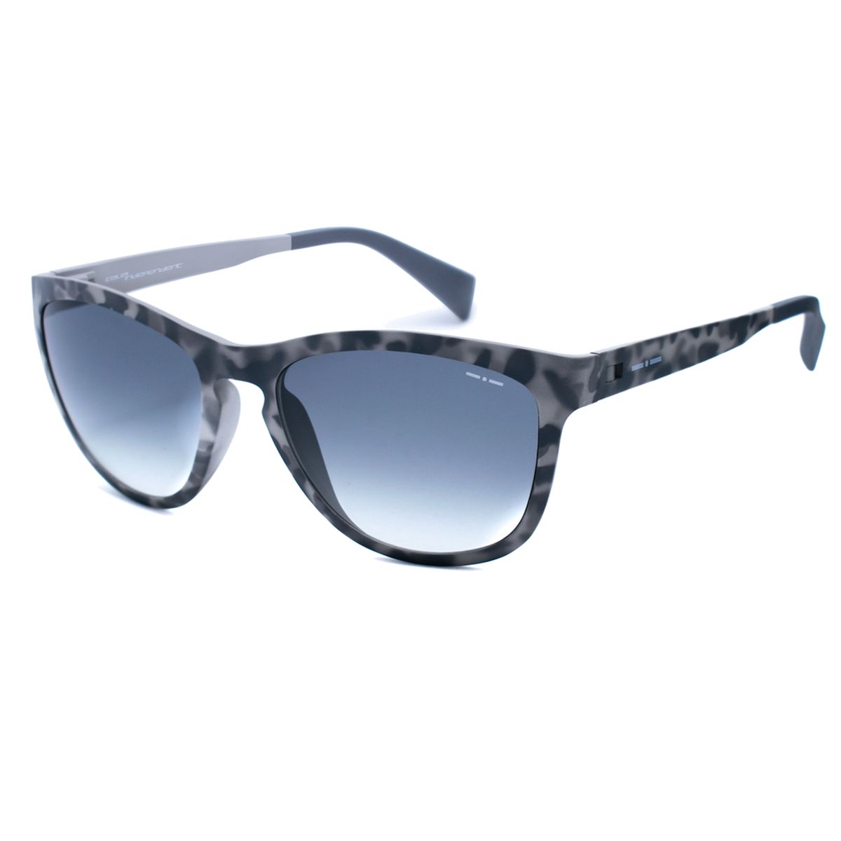 Graue gemusterte Unisex-Sonnenbrille