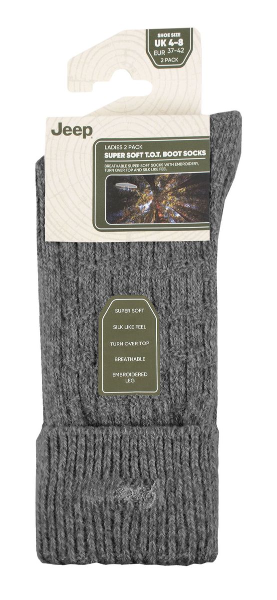 Weiche gerippte Umschlag-Stiefelsocken