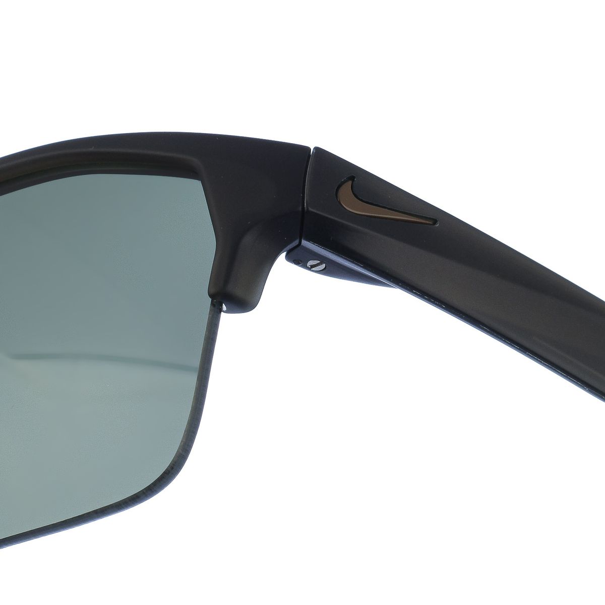 Sportliche Halbrand-Sonnenbrille in Rechteckform