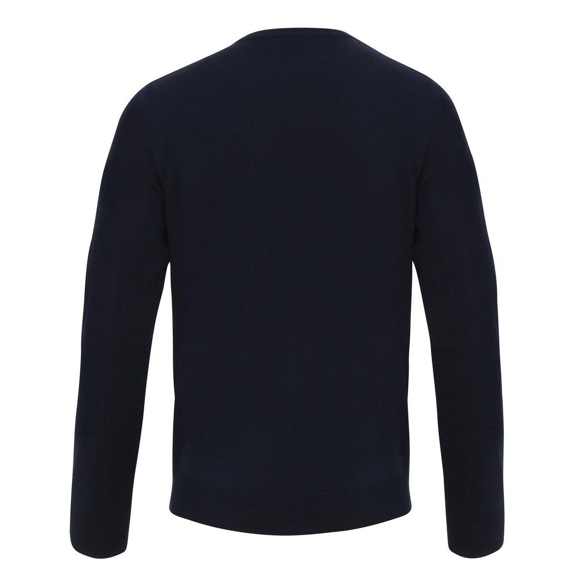 Klassischer Feinstrick-Pullover mit V-Ausschnitt