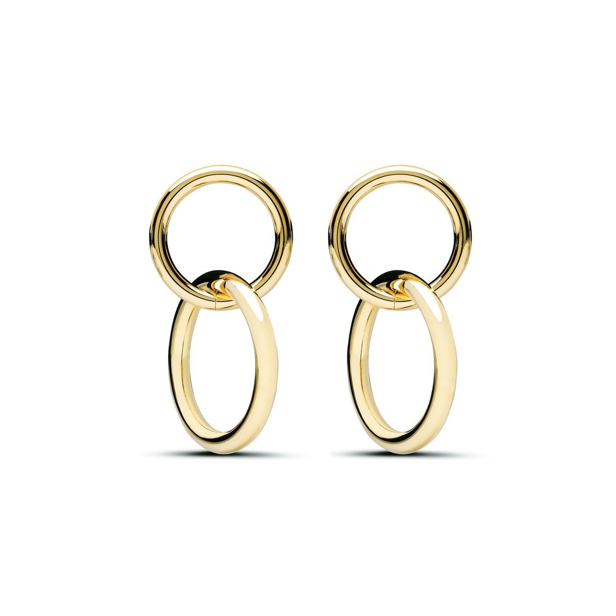 Elegante 18-Karat Gold-Gliedohrringe