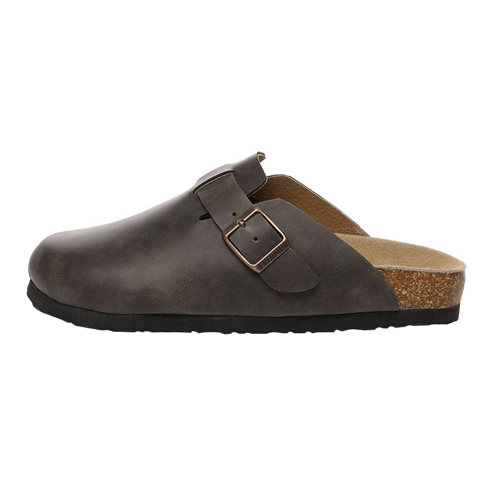 Bequeme Clog-Sandalen aus Leder