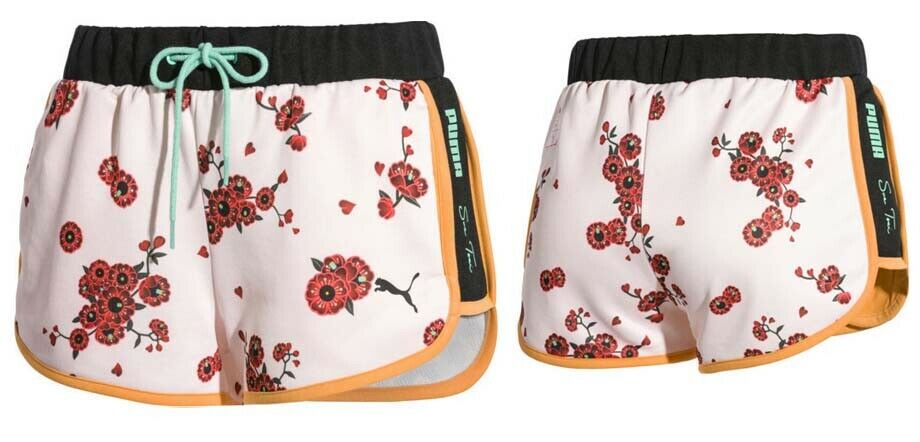 Sommer-Laufshorts mit Blumendruck