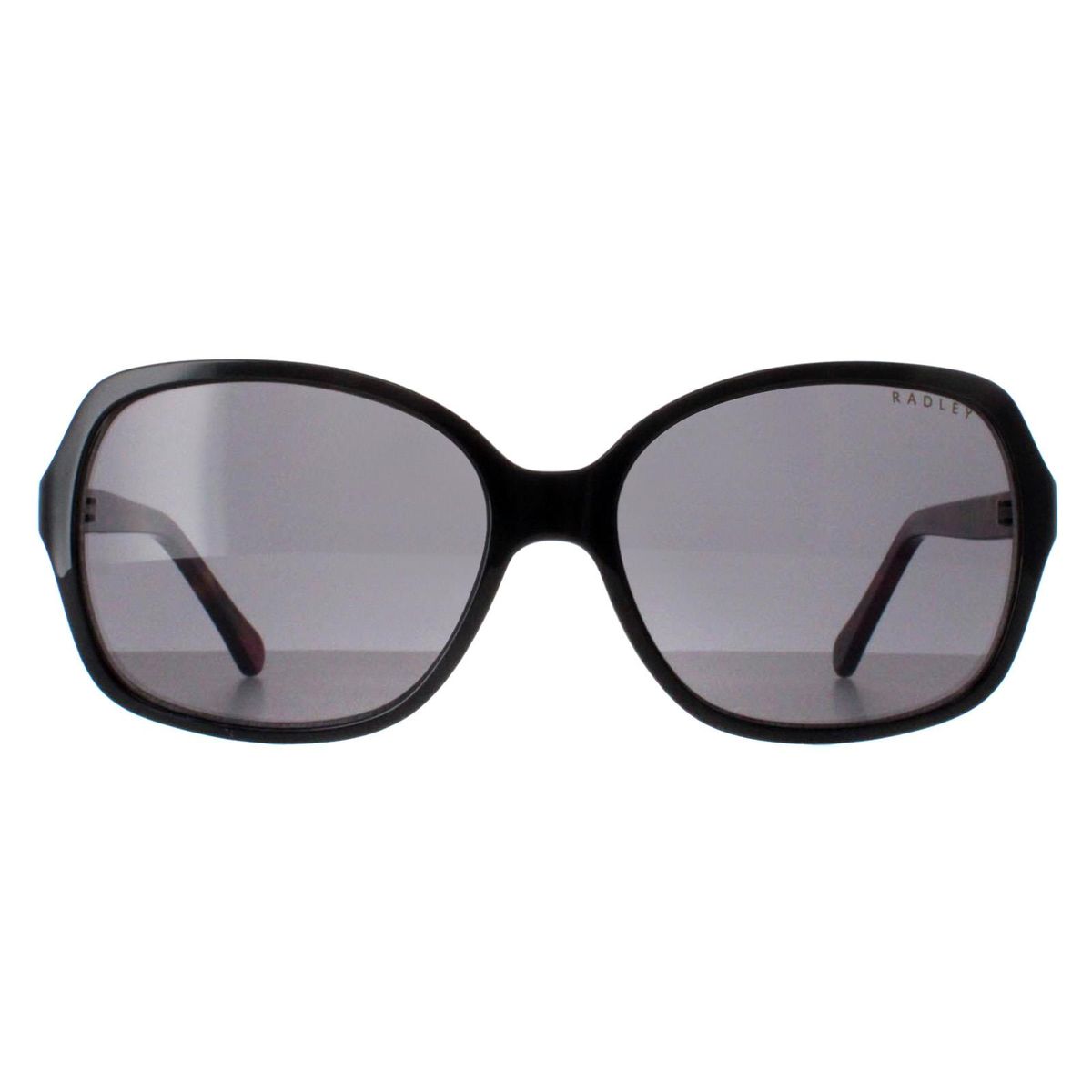 Schwarze Sonnenbrille mit Schmetterlingsrahmen