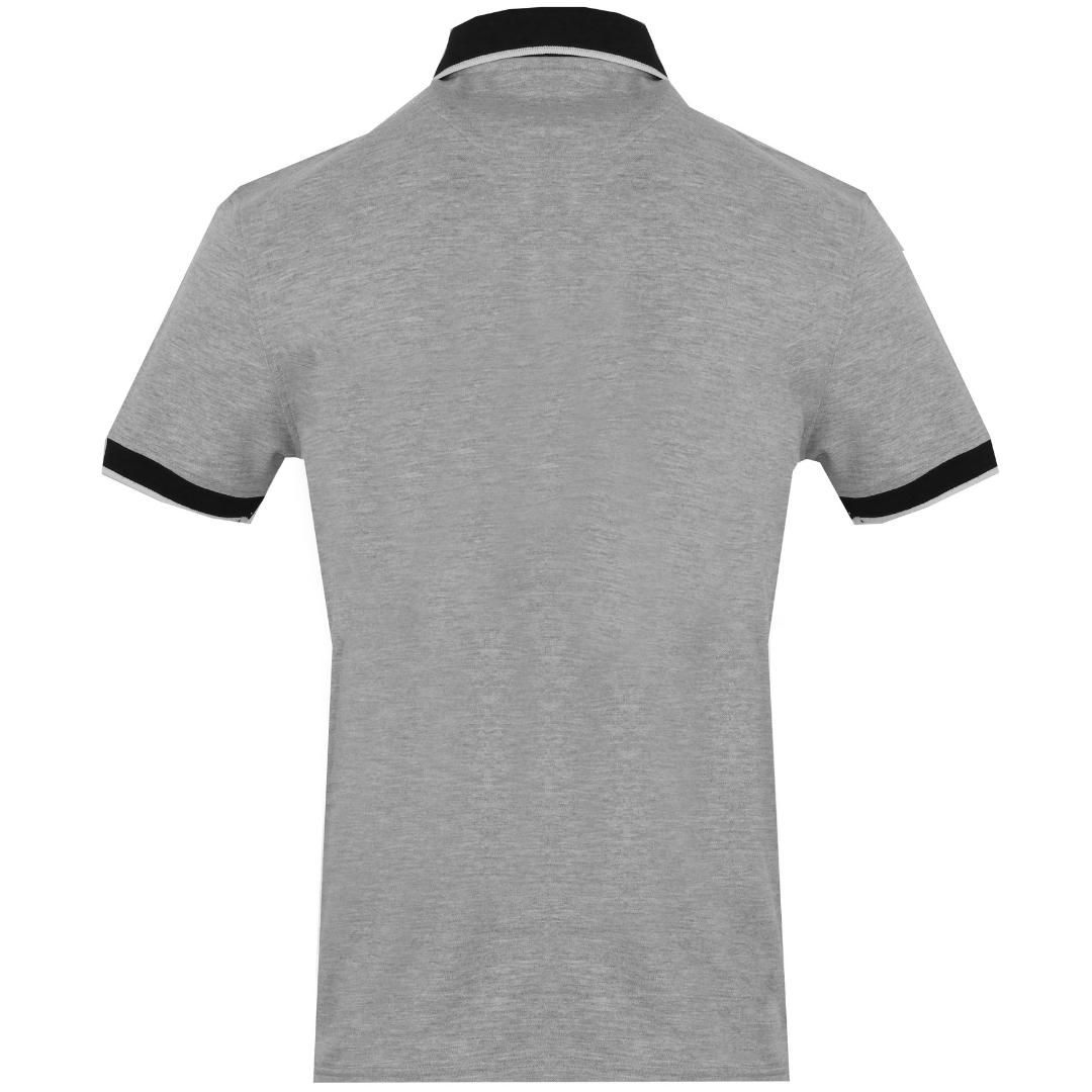 Kurzarm-Poloshirt mit Kontrastbesatz