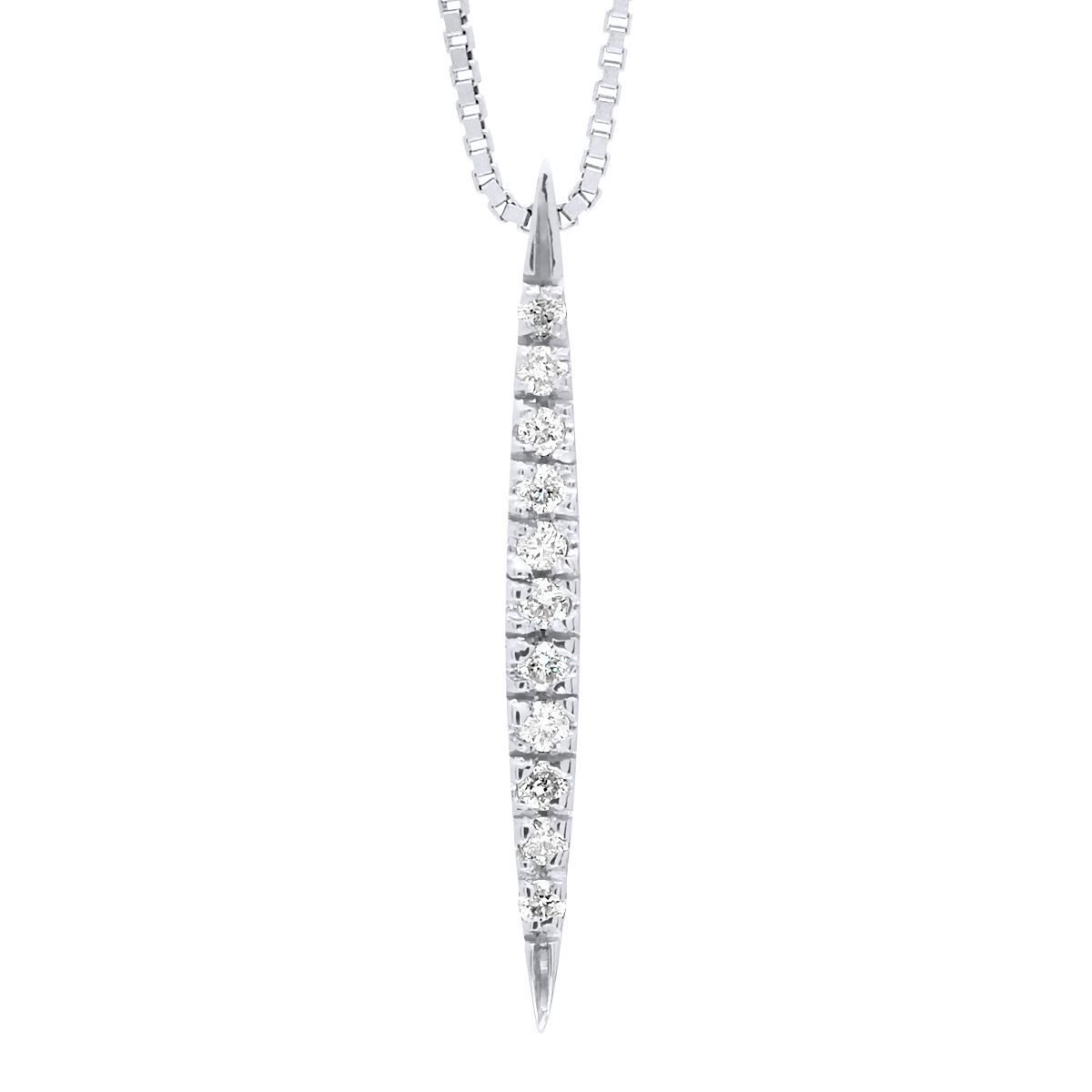 Minimalistische Diamant-Balken-Halskette
